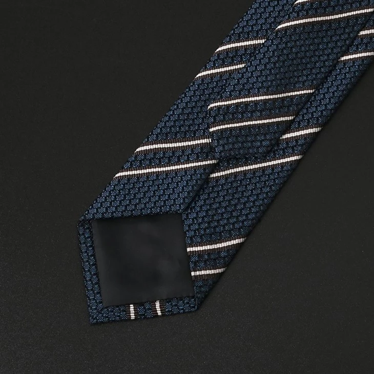 Navy Grenadine Tie