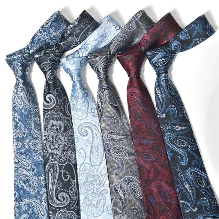 YiLi Paisley Silk Tie - Timeless Elegans
