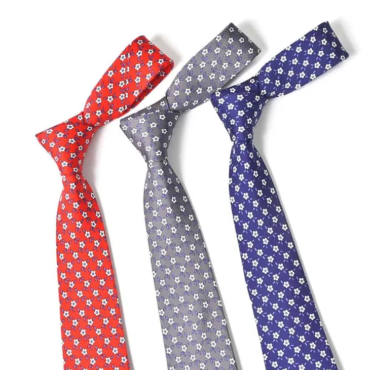 YiLi vyolèt Floral Swa Tie - Elegans ekolojik-zanmi